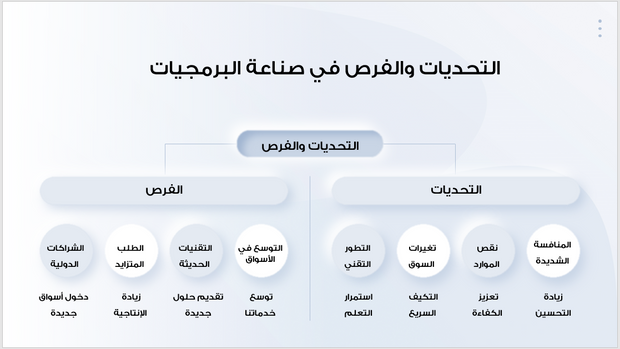 عرض تقديمي -تقرير الأعمال السنوي لشركة حلول البرمجيات -30 شريحة